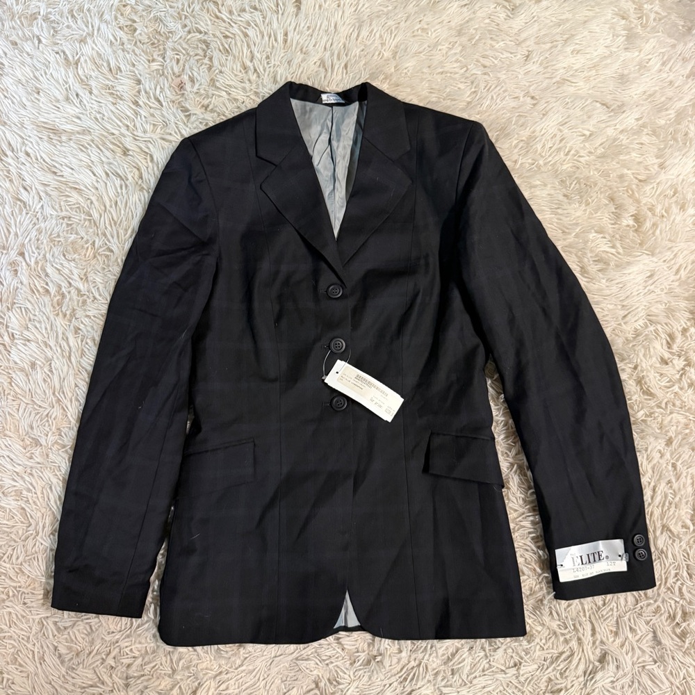 New Women’s Size 12L Black The Elite Horseback Riding Show Coat